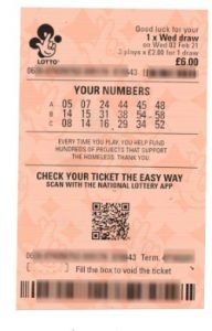lottery ticket results